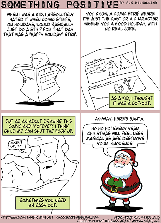 Happy Holiday Comic Strips